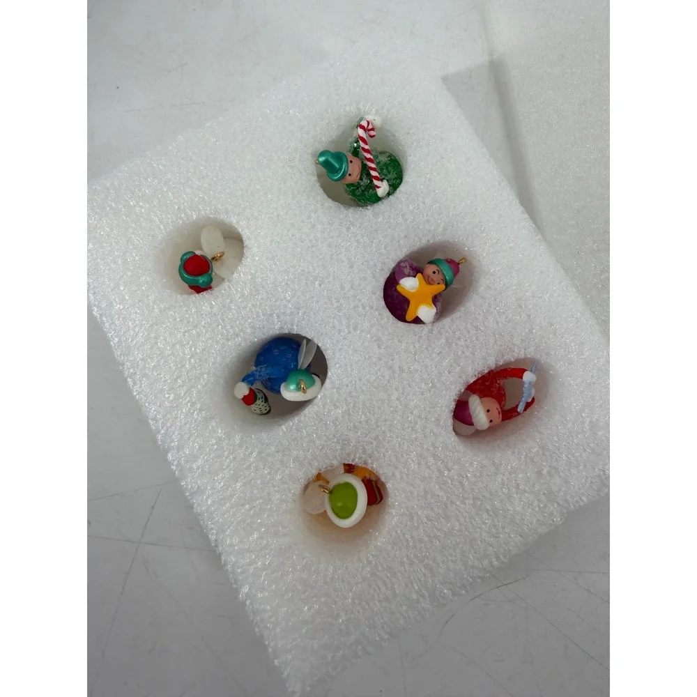 Hallmark Keepsake Sugar Plum Fairies Ornament Set 2002 Multicolor Whimsical Y2K
